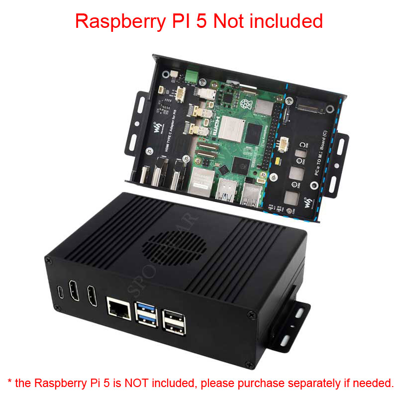 Raspberry Pi 5 Box Case Kit-C  - Argon One V3 M.2 Nvme Case reseña y precio